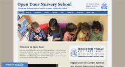 Desktop Screenshot of opendoornurseryschool.com